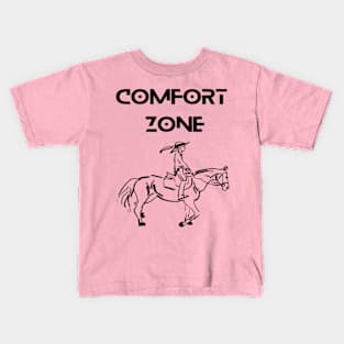 Horse with Lady - Comfort Zone Kids T-Shirt